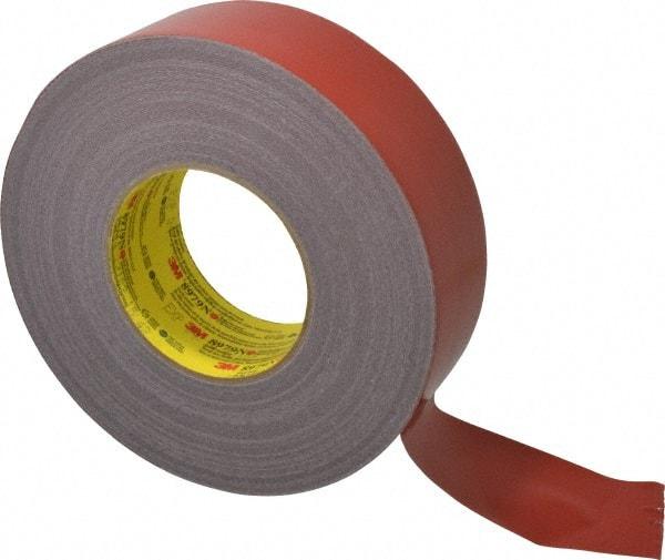 3M - 2" x 55m Red Duct Tape - 12.1 mil, Rubber Adhesive, Polyethylene Film Backing, 36 Lb/ln Tensile Strength, 200°F Max, Series 8979N - Makers Industrial Supply