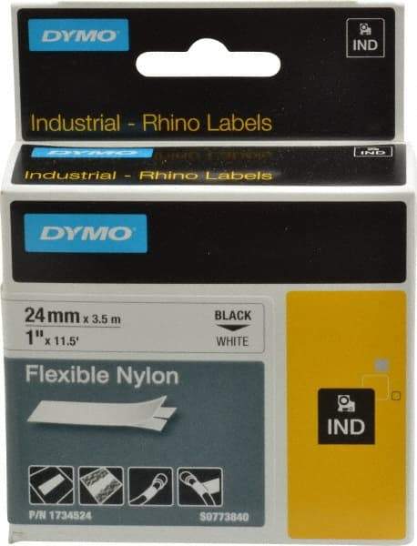 Rhino - 450,732" Long, White Flexible Nylon Self Laminating Label - For RHINO 6000 or RHINO 6500 - Makers Industrial Supply