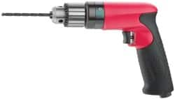 Sioux Tools - 3/8" Keyed Chuck - Pistol Grip Handle, 6,000 RPM, 11.8 LPS, 25 CFM, 0.6 hp - Makers Industrial Supply