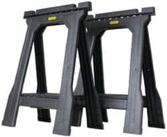 Stanley - 23" High x 5" Wide x 32" High Twinpack Sawhorse - For Use with 2 x 4 in Construction Applications - Makers Industrial Supply