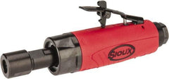 Sioux Tools - 1/4" Collet, Straight Handle, Angle Air Die Grinder - 25,000 RPM, Rear Exhaust, 11 CFM, 0.3 hp, 6.21 bar, 1/4 NPT - Makers Industrial Supply