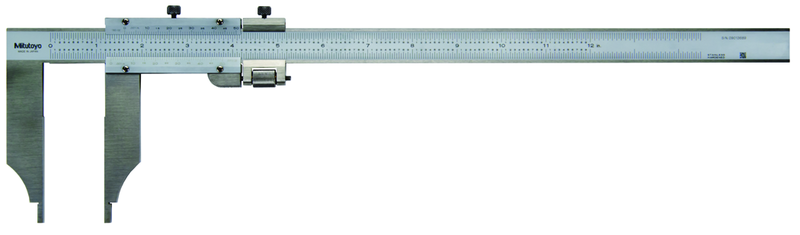 12" LONG JAW VERNIER CALIPER W/FINE - Makers Industrial Supply