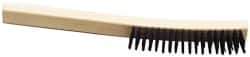 Ability One - Hand Wire/Filament Brushes - Wood Curved Handle - Makers Industrial Supply