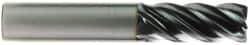 OSG - 1/4", 5 Flute, Single End, Solid Carbide, 0.015" Corner Radius End Mill - 2-1/2" OAL, 35° Helix, Right Hand Flute, 3/4" LOC, Right Hand Cut - Makers Industrial Supply