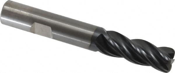 OSG - 1/2" Diam 4 Flute Solid Carbide 0.09" Corner Radius End Mill - Makers Industrial Supply