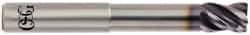 OSG - 1/2", 4 Flute, Single End, Solid Carbide, Corner Chamfer End Mill - 4" OAL, 35° Helix, Right Hand Flute, 5/8" LOC, Right Hand Cut, 2-1/4" Extended Reach - Makers Industrial Supply