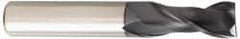 OSG - 5/16", 13/16" LOC, 5/16" Shank Diam, 2-1/2" OAL, 2 Flute, Solid Carbide Square End Mill - Single End, TiAlN Finish, Spiral Flute, 35° Helix, Centercutting, Right Hand Cut, Right Hand Flute, Series HP421 - Makers Industrial Supply