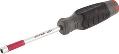 Proto - 1/4" Hollow Shaft Nutdriver - Ergonomic Handle, 8-1/4" OAL - Makers Industrial Supply