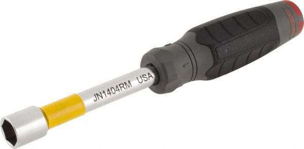 Proto - 14mm Hollow Shaft Nutdriver - Ergonomic Handle, 9-1/4" OAL - Makers Industrial Supply