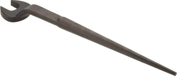 Proto - 1-7/8" Standard Spud Handle Open End Wrench - 23-1/4" OAL, Single End, Black Finish - Makers Industrial Supply