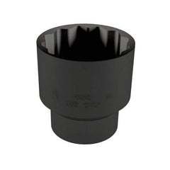 Proto - 1-7/16", 1/2" Drive, Standard Hand Socket - 12 Points, 2-1/8" OAL, Alloy Steel, Black Finish - Makers Industrial Supply