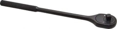 Proto - 3/8" Drive Pear Head Ratchet - Black Oxide Finish, 11" OAL, 24 Gear Teeth - Makers Industrial Supply