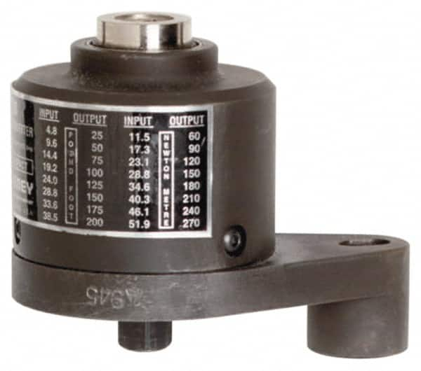 Proto - 1/2" Output Drive, 200 Ft/Lb Max Output, Air Drive Converter for Torque Wrench Multipliers - 5.2:1 Gear Ratio, 5.2 :1 Effective Multiplier Ratio, 3.1" Head Thickness - Makers Industrial Supply