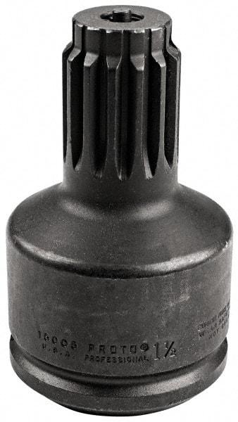 Proto - No. 5 Spline Male 1-1/2 Female Impact Drive Adapter - 5-3/8" OAL - Makers Industrial Supply