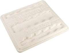 Remco - White Polyethylene Lid for Aero Tote - 37-1/4" Wide x 41-1/4" Long - Makers Industrial Supply