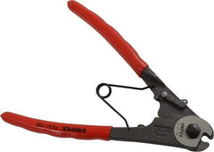 Knipex - 6" OAL, Cable Cutter - 6mm Jaw Length x 24mm Jaw Width, Standard Head, Ergo Dual Component Handle - Makers Industrial Supply