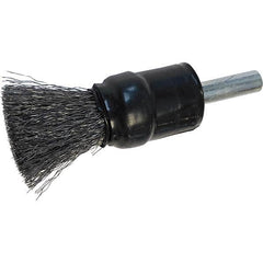 Osborn - 1/2" Diam Steel Bridled Crimped End Brush - Makers Industrial Supply