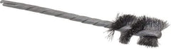 Osborn - 1" Long x 9/16" Diam Steel Internal Spiral Brush - Single Spiral, 3-1/2" OAL, 0.005" Wire Diam, 1/8" Shank Diam - Makers Industrial Supply