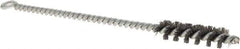 Osborn - 1/2" Diam Helical Steel Tube Brush - Single Spiral, 0.006" Filament Diam, 2" Brush Length, 8" OAL, 0.221" Diam Shank - Makers Industrial Supply