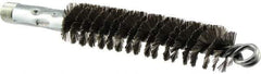 Osborn - 1" Diam Helical Steel Tube Brush - Double Spiral, 0.01" Filament Diam, 4-1/2" Brush Length - Makers Industrial Supply