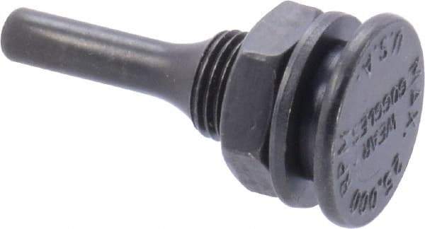 Osborn - 1/4" Arbor Hole to 1/4" Shank Diam Drive Arbor - For Small Diam Wheel Brushes - Makers Industrial Supply