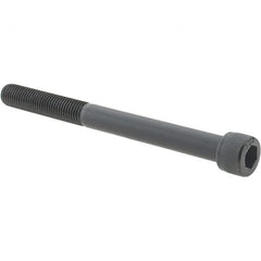 Value Collection - 5/16-24 UNF Hex Socket Drive, Socket Cap Screw - Alloy Steel, Black Oxide Finish, Partially Threaded, 3-1/2" Length Under Head - Makers Industrial Supply