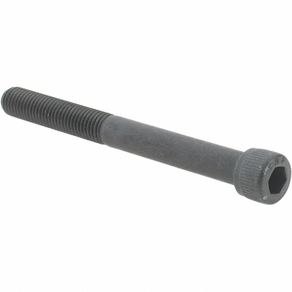 Value Collection - 1/4-28 UNF Hex Socket Drive, Socket Cap Screw - Alloy Steel, Black Oxide Finish, Partially Threaded, 2-1/2" Length Under Head - Makers Industrial Supply