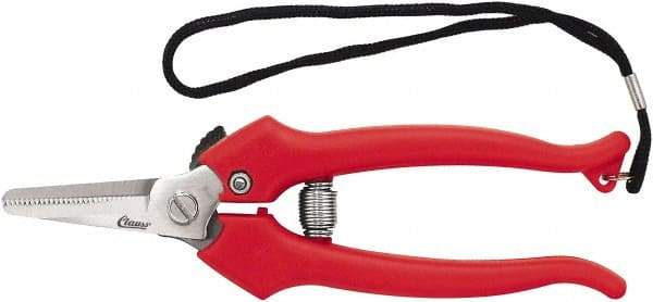 Clauss - 3" LOC, 9-15/32" OAL Scissors - Steel Handle, For Paper, Fabric - Makers Industrial Supply