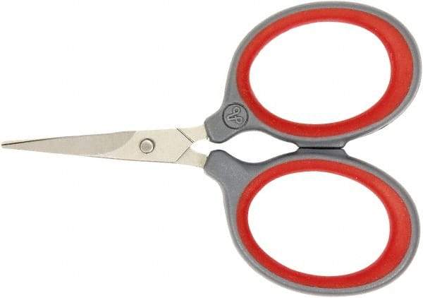 Clauss - 1" LOC, 3" OAL Titanium Scissors - Plastic Handle, For Paper, Fabric - Makers Industrial Supply