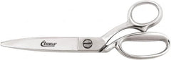 Clauss - 6" LOC, 10" OAL Dubbed Trimmers - Steel Handle, For Paper, Fabric - Makers Industrial Supply