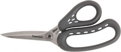 Clauss - 5" LOC, 8" OAL Titanium Shears - Plastic Handle, For Paper, Fabric - Makers Industrial Supply