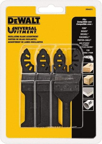 DeWALT - Oscilating Rotary Tool Accessory Kit - UNIVERSAL FITMENT, For Use on All Major Brands (no Adapter Required) - Makers Industrial Supply