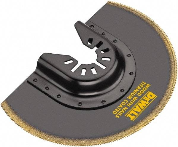 DeWALT - Titanium Head Rotary & Multi-Tool Flush Cutting Blade - Universal Fitment for Use on All Major Brands (No Adapter Required) - Makers Industrial Supply