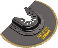 DeWALT - Titanium Head Rotary & Multi-Tool Flush Cutting Blade - Universal Fitment for Use on All Major Brands (No Adapter Required) - Makers Industrial Supply