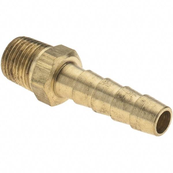 Parker - 1/8 NPTF Thread Barbed Hose Fittings - 1/4" ID Hose - Makers Industrial Supply