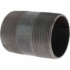 Value Collection - Schedule 40, 3" Diam x 4-1/2" Long Pipe Nipple - Threaded - Makers Industrial Supply