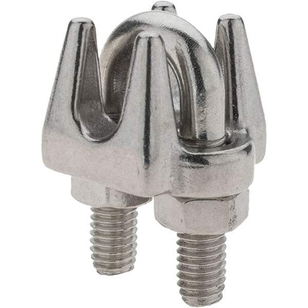 Value Collection - 1/4" Wire Rope Clips - Stainless Steel - Makers Industrial Supply