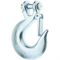 Value Collection - 1/2" Chain Diam, 43 Chain Grade Clevis Hook - 9,200 Lb Capacity, 3/4" Hook Throat, 4" OAL - Makers Industrial Supply