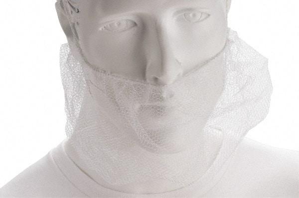 Value Collection - Disposable Beard Covers, Bouffants & Hairnets Type: Beard Cover Material: Nylon - Makers Industrial Supply