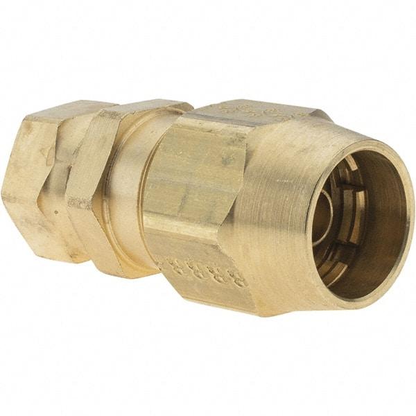 Parker - 3/4-20 Straight Thread, Reusable Hose Female Swivel Fitting - 3/8" Hose ID - Makers Industrial Supply