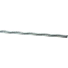 Value Collection - M10x1.25 1m Long, Steel Metric Threaded Rod - Zinc-Plated Finish - Makers Industrial Supply