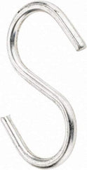 Value Collection - Carbon Steel Bright Zinc S-Hook - 0.148" Wire, 2-1/8" OAL - Makers Industrial Supply