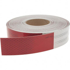 Value Collection - DOT Conspicuity Tape Color: Red and White Width (Inch): 2 - Makers Industrial Supply