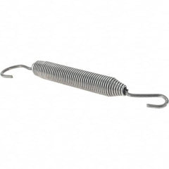 Value Collection - 17/32" OD, Steel Extension Spring - 5 Lb/In Rating - Makers Industrial Supply