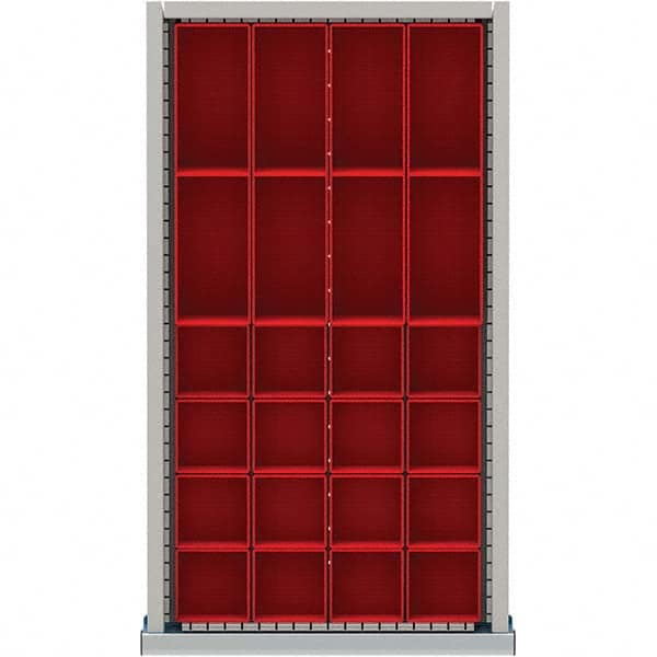 LISTA - 24-Compartment Drawer Divider Layout for 2.17" High Drawers - Makers Industrial Supply