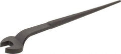 Proto - 11/16" Standard Spud Handle Open End Wrench - 12" OAL, Single End, Black Finish - Makers Industrial Supply