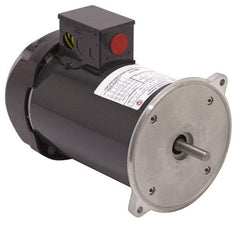 US Motors - 3/4 hp, TEFC Enclosure, Manual Thermal Protection, 1,725 RPM, 115/230 Volt, 60 Hz, Industrial Electric AC/DC Motor - Size 56 Frame, Flange Mount, 1 Speed, Ball Bearings, 10.6/5.3&11.8/5.9 Full Load Amps, B Class Insulation, Reversible - Makers Industrial Supply