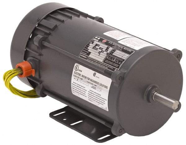 US Motors - 3/4 hp, TEFC Enclosure, Auto Thermal Protection, 1,725 RPM, 115/230 Volt, 60 Hz, Industrial Electric AC/DC Motor - Size 56 Frame, C-Face Mount, 1 Speed, Ball Bearings, 11.4/5.7 Full Load Amps, BR Class Insulation, Reversible - Makers Industrial Supply