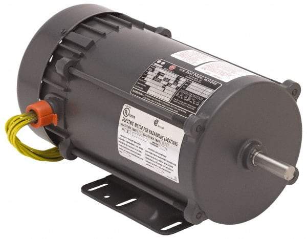 US Motors - 1/3 hp, Auto Thermal Protection, 1,140 RPM, 115/208-230 Volt, Single Phase Motor - Size 56 Frame, C-Face with Base & C-Face without Base Mount, Ball Bearings, 7.3/3.7-3.7 Full Load Amps, B Class Insulation - Makers Industrial Supply