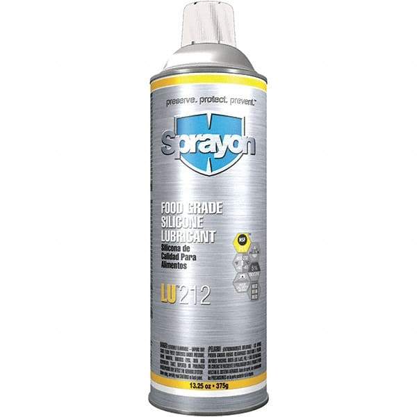 Sprayon - 20 oz Aerosol Spray Lubricant - Clear, -40°F to 450°F, Food Grade - Makers Industrial Supply